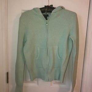 Mint Green Zip-up Hoodie!